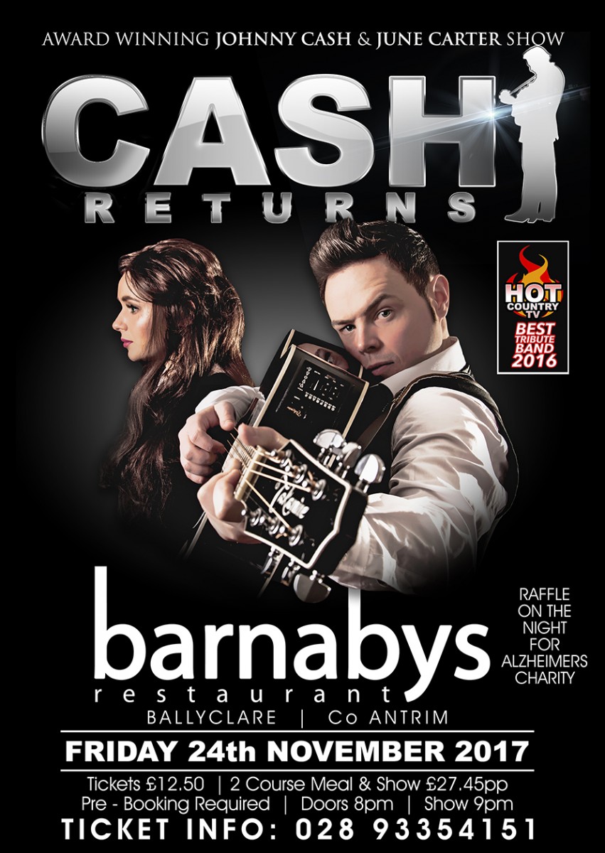 Cash Returns at Barnabys Fri 24th November 2017