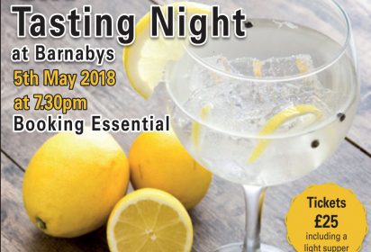 Gin Tasting Night at Barnabys!