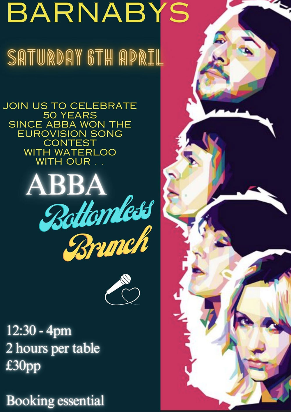 ABBA Tribute with Bottomless Brunch