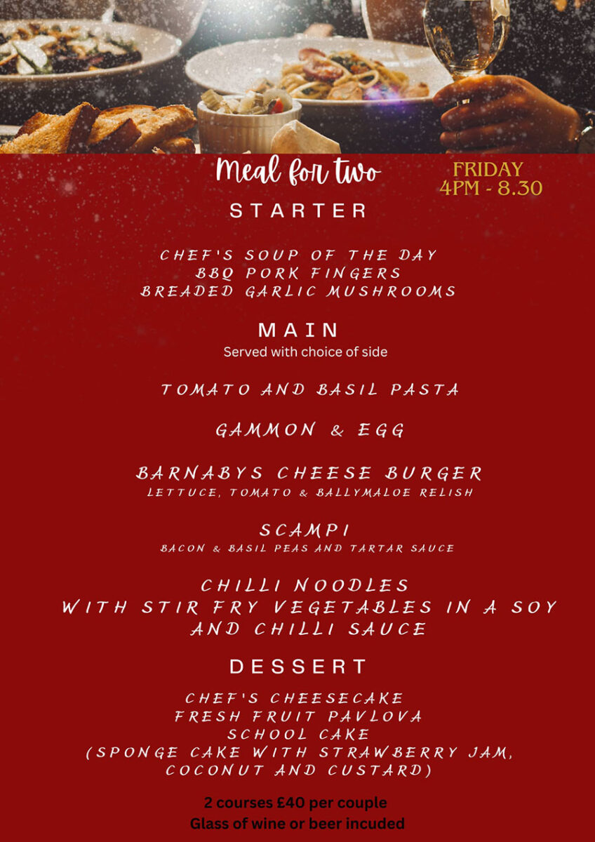 Meal for 2 Deal