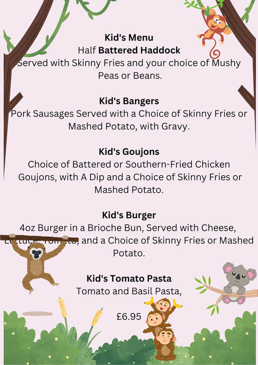 Kids Menu